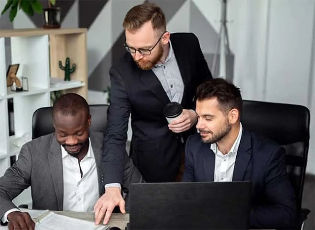 Liderzy podczas sesji rozwojowej